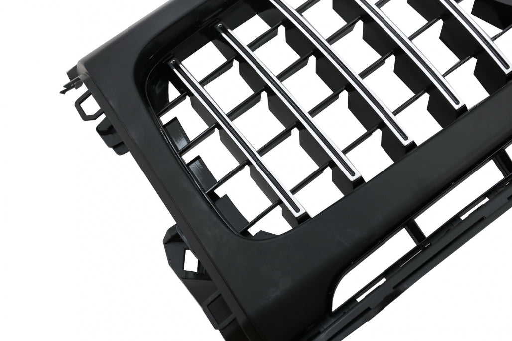 Front Grille GT-R Panamericana Design with Headlights Covers for Mercedes G-Class W464 W463A G63 AMG (06.2018–Up)