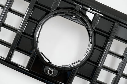 Front Grille GT-R Panamericana Piano Black Design for Mercedes GLB-Class X247 (2019–2023)