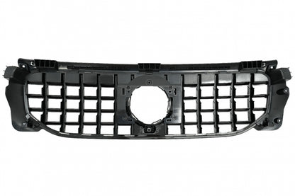Front Grille GT-R Panamericana Piano Black Design for Mercedes GLB-Class X247 (2019–2023)