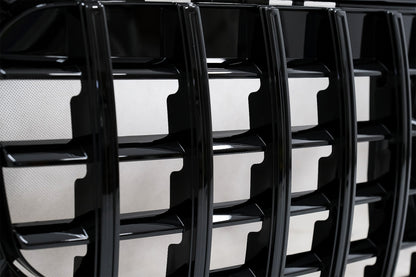 Front Grille GT-R Panamericana Piano Black Design for Mercedes GLB-Class X247 (2019–2023)