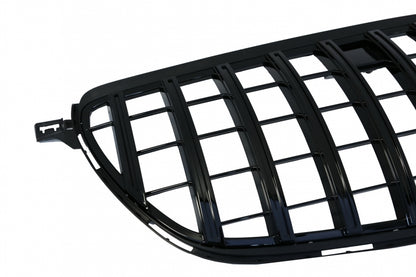 Front Grille GT-R Panamericana Piano Black Design for Mercedes GLE Coupe C292 W166 SUV (2015–2018)