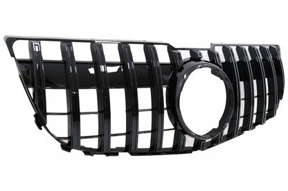 Front Grille GT-R Panamericana Piano Black Design for Mercedes GLK X204 Facelift (2013–2015)