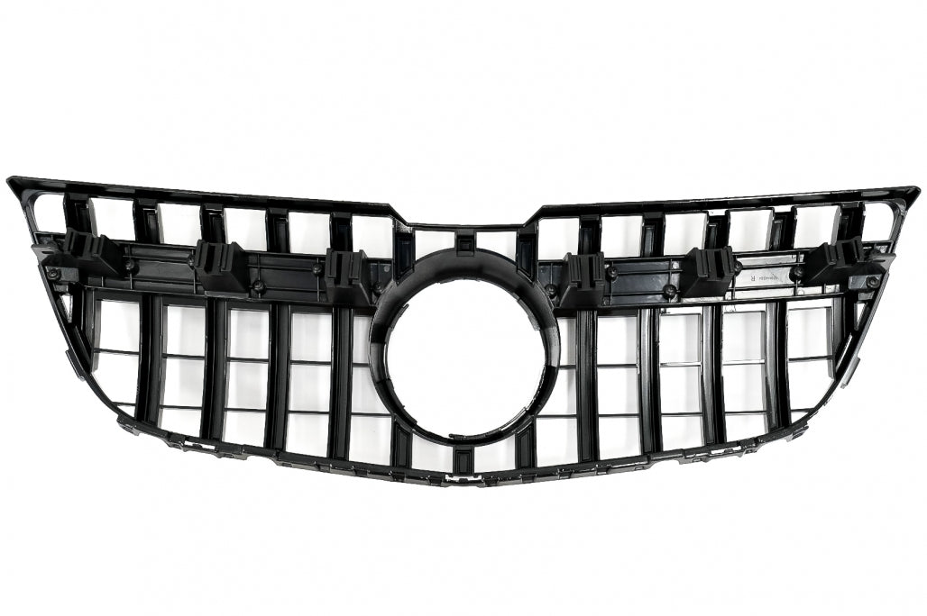 Front Grille GT-R Panamericana Piano Black Design for Mercedes GLK X204 Facelift (2013–2015)
