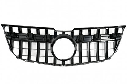 Front Grille GT-R Panamericana Piano Black Design for Mercedes GLK X204 Facelift (2013–2015)