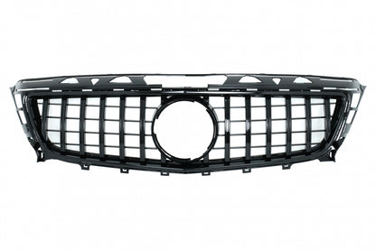 Front Grille GT-R Panamericana Piano Black for Mercedes CLS W218 X218 (2011–2014)