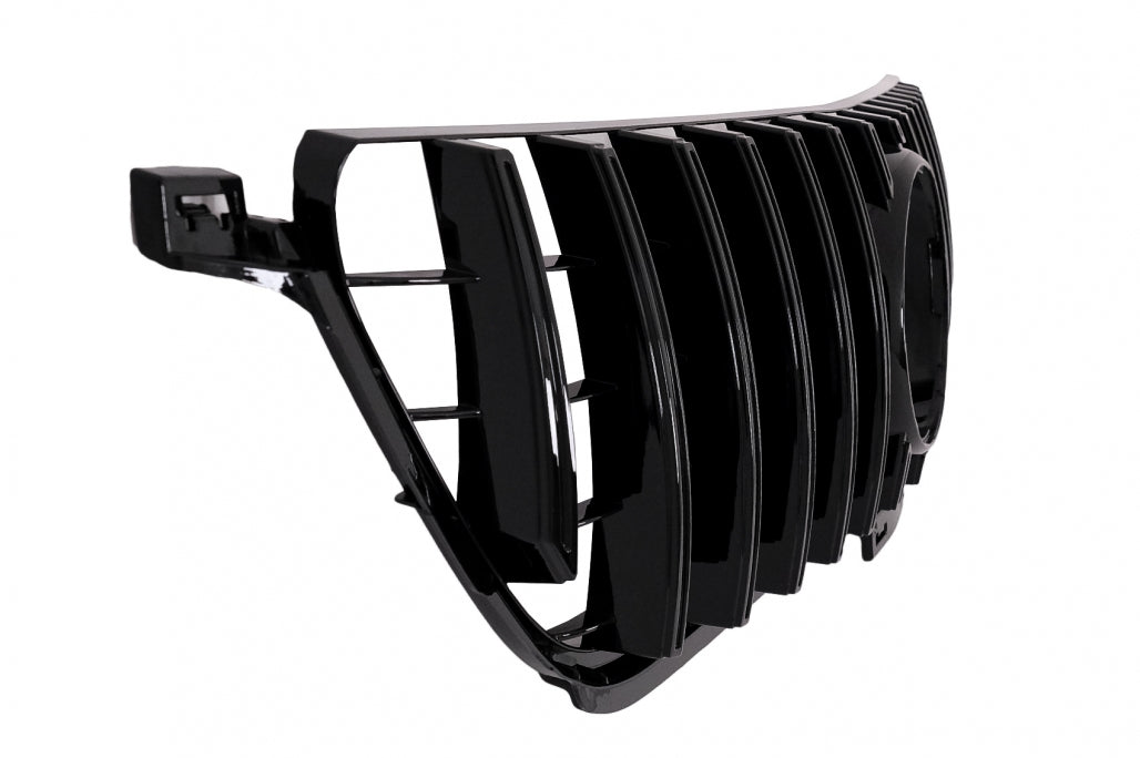 Front Grille GT-R Panamericana Piano Black for Mercedes ML-Class W166 (2012–2014)