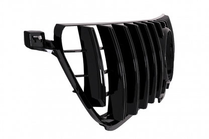 Front Grille GT-R Panamericana Piano Black for Mercedes ML-Class W166 (2012–2014)