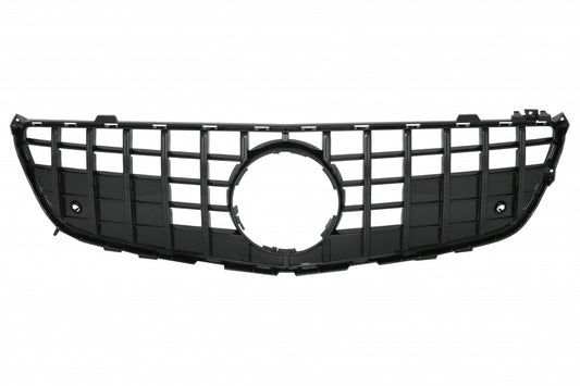 Front Grille GT-R Panamericana Piano Black for Mercedes SL-Class R231 (2012–2016)