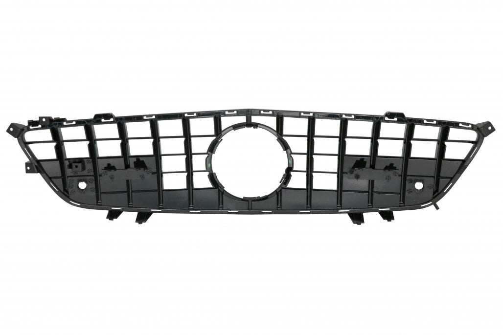Front Grille GT-R Panamericana Piano Black for Mercedes SL-Class R231 (2012–2016)