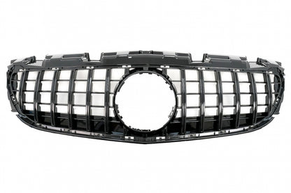 Front Grille GT-R Panamericana Piano Black for Mercedes SLC-Class R172 Facelift (2016–2019)