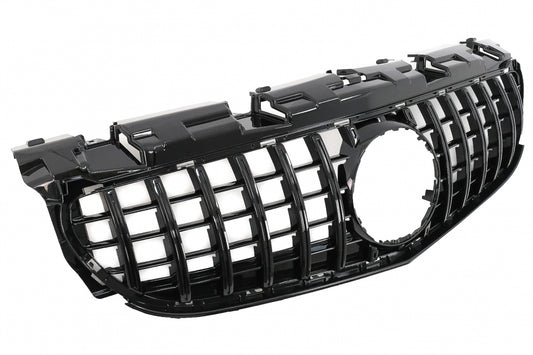 Front Grille GT-R Panamericana Piano Black for Mercedes SLC-Class R172 Facelift (2016–2019)
