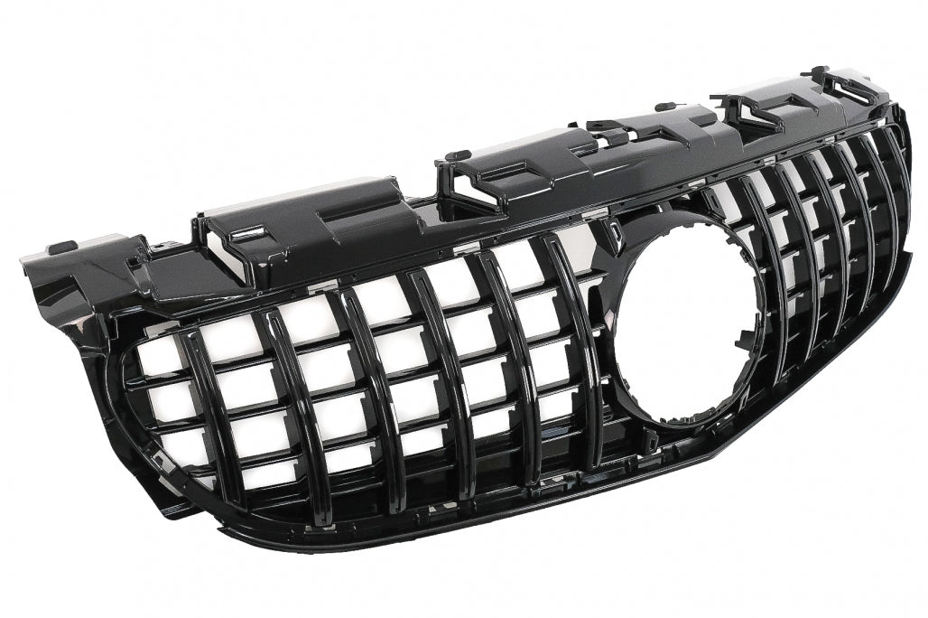 Front Grille GT-R Panamericana Piano Black for Mercedes SLC-Class R172 Facelift (2016–2019)