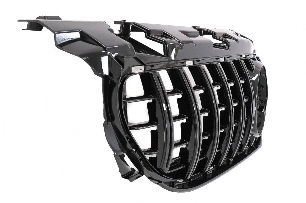 Front Grille GT-R Panamericana Piano Black for Mercedes SLC-Class R172 Facelift (2016–2019)