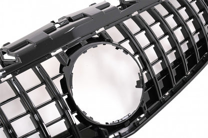 Front Grille GT-R Panamericana Piano Black for Mercedes SLC-Class R172 Facelift (2016–2019)