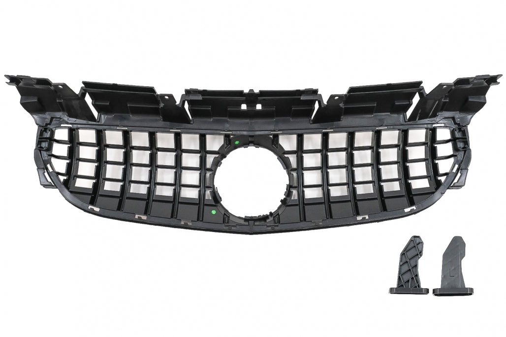 Front Grille GT-R Panamericana Piano Black for Mercedes SLC-Class R172 Facelift (2016–2019)