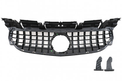 Front Grille GT-R Panamericana Piano Black for Mercedes SLC-Class R172 Facelift (2016–2019)