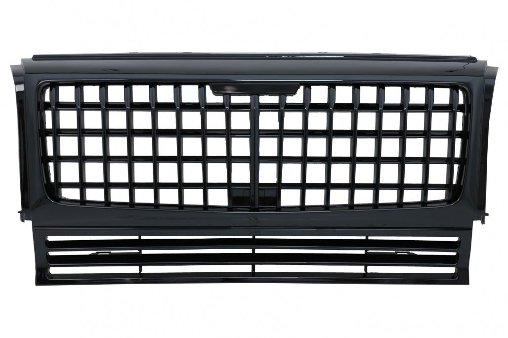 Front Grille GT-R Panamericana Vertical Design for Mercedes G-Class W463 (1990–2014) Piano Black