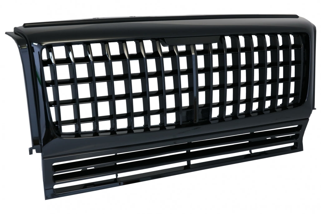 Front Grille GT-R Panamericana Vertical Design for Mercedes G-Class W463 (1990–2014) Piano Black