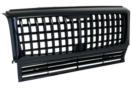 Front Grille GT-R Panamericana Vertical Design for Mercedes G-Class W463 (1990–2014) Piano Black