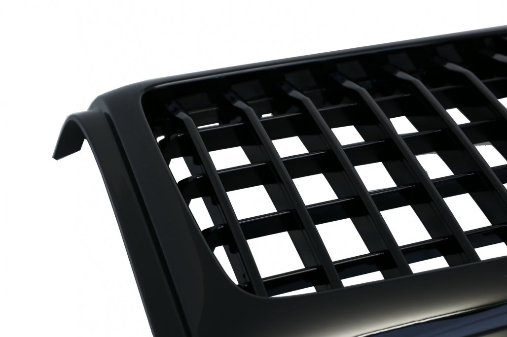 Front Grille GT-R Panamericana Vertical Design for Mercedes G-Class W463 (1990–2014) Piano Black
