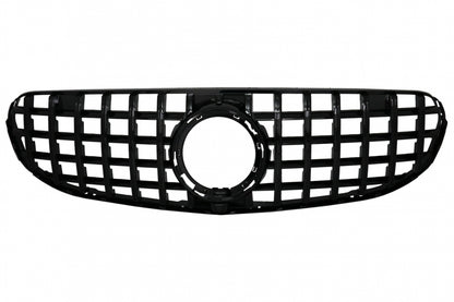 Front Grille GTR Panamericana All Black Design for Mercedes GLC X253 C253 Facelift Standard & Off-Road (2020–2021)