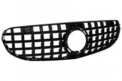 Front Grille GTR Panamericana All Black Design for Mercedes GLC X253 C253 Facelift Standard & Off-Road (2020–2021)