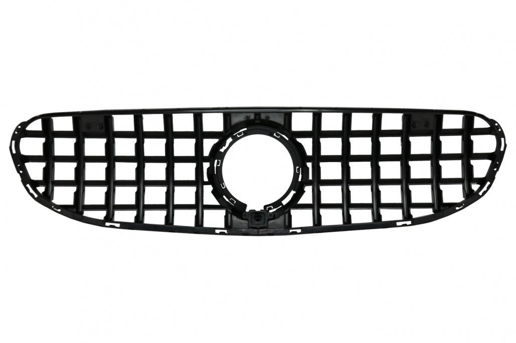 Front Grille GTR Panamericana All Black Design for Mercedes GLC X253 C253 Facelift Standard & Off-Road (2020–2021)