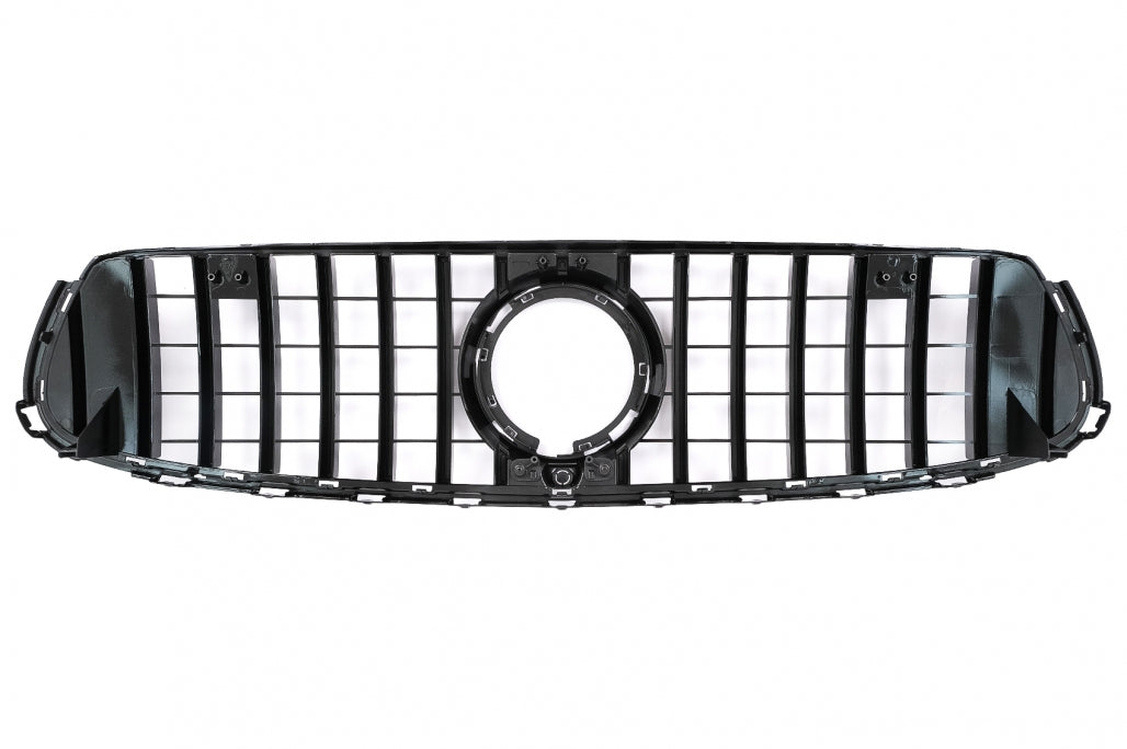 Front Grille GTR Panamericana All Black Design for Mercedes GLC X253 C253 Facelift (2020–2021)