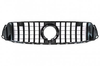 Front Grille GTR Panamericana All Black Design for Mercedes GLC X253 C253 Facelift (2020–2021)