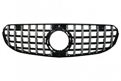 Front Grille GTR Panamericana Chrome Design for Mercedes GLC X253 C253 Facelift Standard & Off-Road (2020–2021)