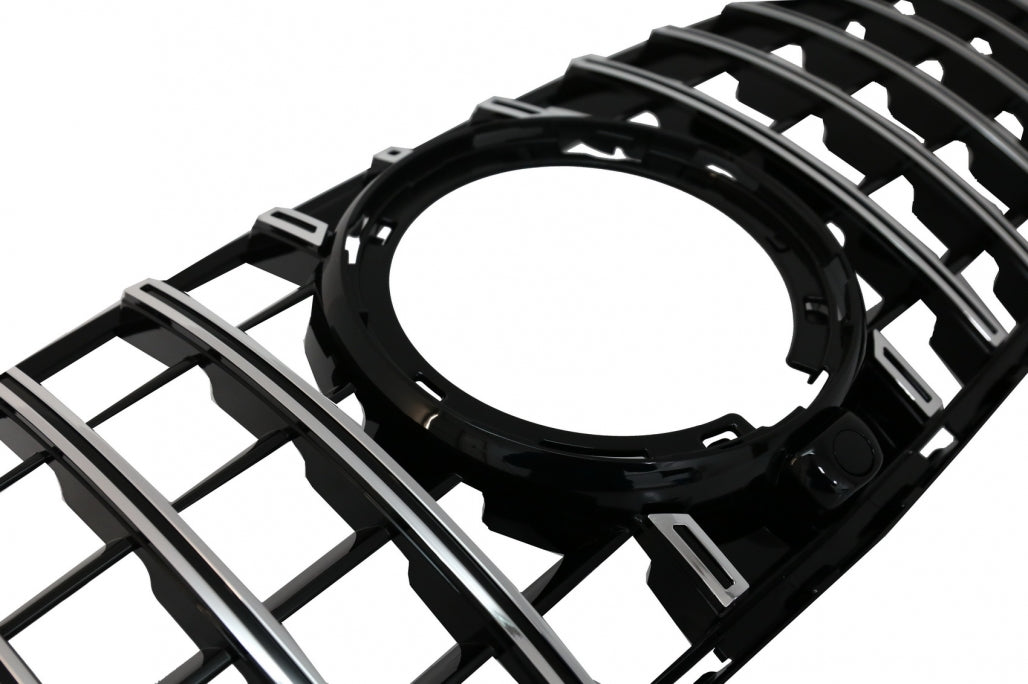 Front Grille GTR Panamericana Chrome Design for Mercedes GLC X253 C253 Facelift Standard & Off-Road (2020–2021)