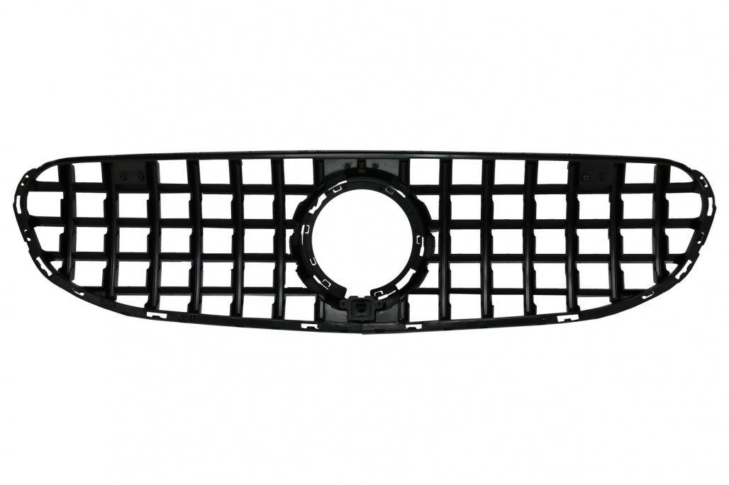 Front Grille GTR Panamericana Chrome Design for Mercedes GLC X253 C253 Facelift Standard & Off-Road (2020–2021)