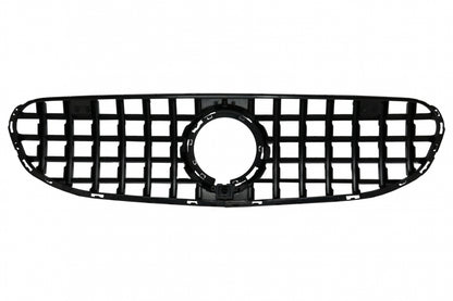 Front Grille GTR Panamericana Chrome Design for Mercedes GLC X253 C253 Facelift Standard & Off-Road (2020–2021)