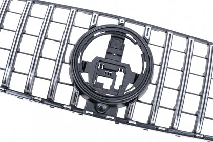 Front Grille GTR Panamericana Design Glossy Black and Chrome for Mercedes GLE W167 V167 C167 (2019–06.2023)
