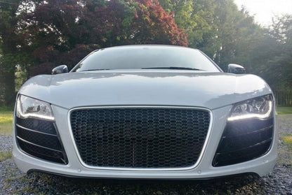 Front Grille Honeycomb Design for Audi R8 (2007–2012) Piano Black
