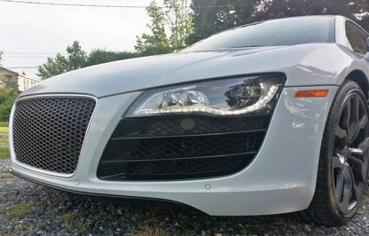 Front Grille Honeycomb Design for Audi R8 (2007–2012) Piano Black