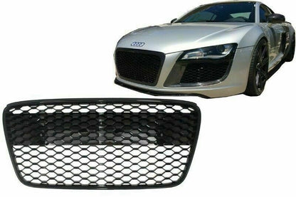 Front Grille Honeycomb Design for Audi R8 (2007–2012) Piano Black