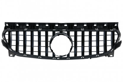 Front Grille Panamericana GT-R Design Black Chrome for Mercedes CLA C117 X117 W117 Facelift (2016–2018)