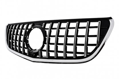 Front Grille Panamericana GT-R Style Black Chrome for Mercedes Vito W447 (2020-Up)