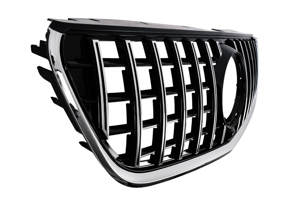 Front Grille Panamericana GT-R Style Black Chrome for Mercedes Vito W447 (2020-Up)