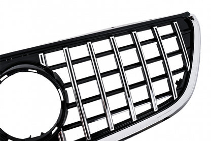 Front Grille Panamericana GT-R Style Black Chrome for Mercedes Vito W447 (2020-Up)
