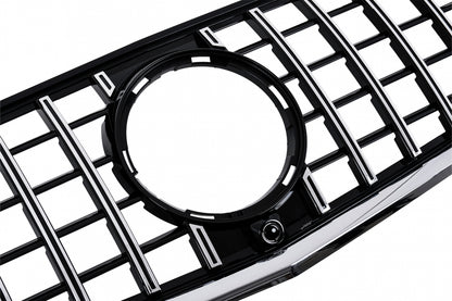 Front Grille Panamericana GT-R Style Black Chrome for Mercedes Vito W447 (2020-Up)