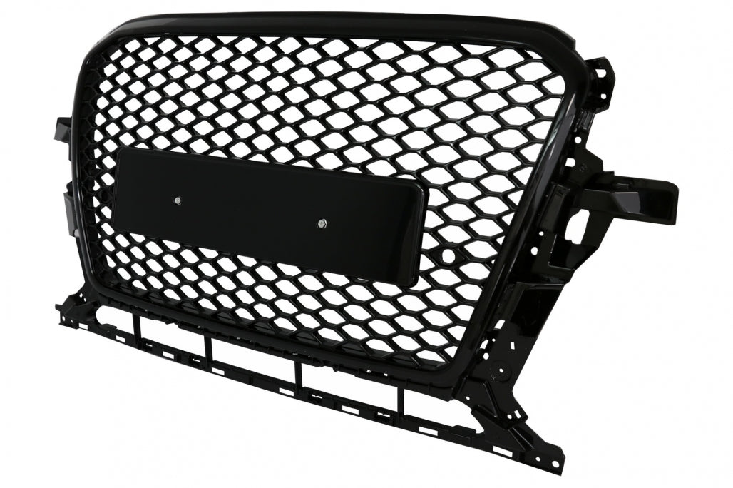 Front Grille Piano Black for Audi Q5 8R Facelift (2012–2015)