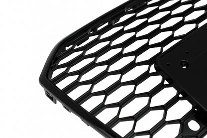 Front Grille RS6 Design Piano Black for Audi A6 C7 4G Facelift (2015–2018)