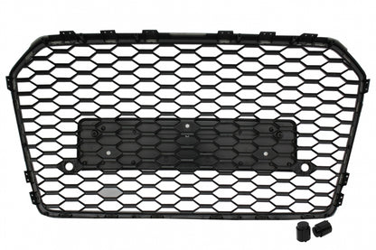 Front Grille RS6 Design Piano Black for Audi A6 C7 4G Facelift (2015–2018)
