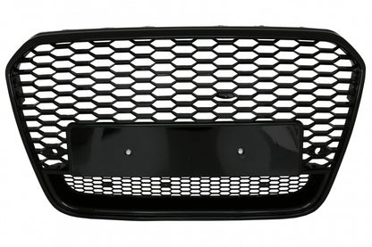 Front Grille RS6 Design Piano Black for Audi A6 C7 4G Pre-Facelift (2011–2014)