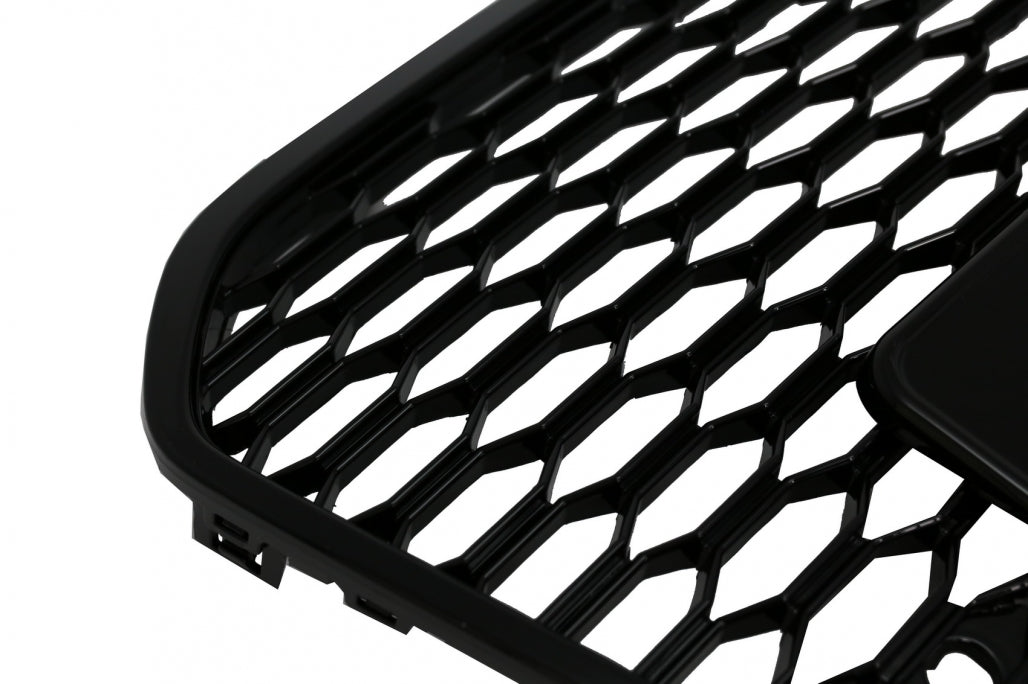 Front Grille RS6 Design Piano Black for Audi A6 C7 4G Pre-Facelift (2011–2014)