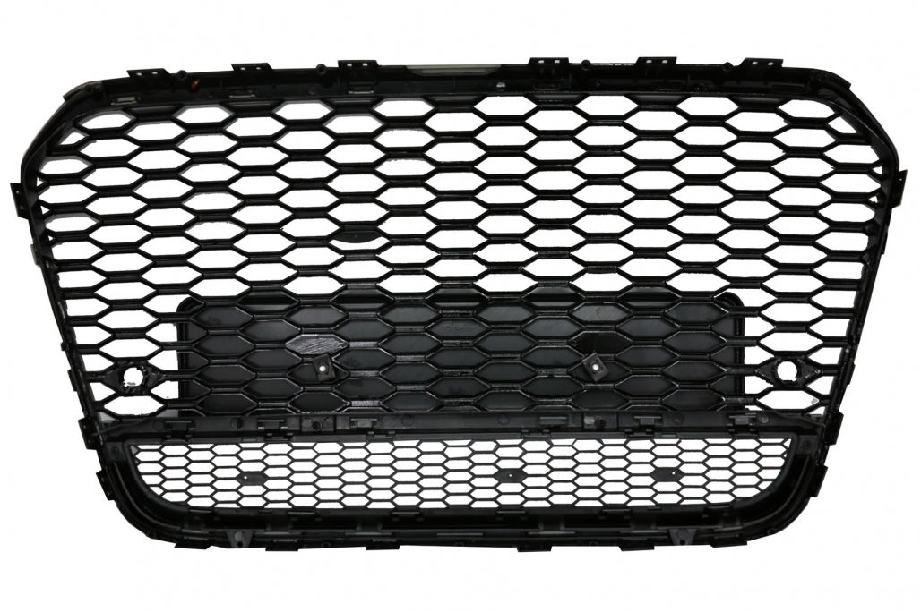 Front Grille RS6 Design Piano Black for Audi A6 C7 4G Pre-Facelift (2011–2014)