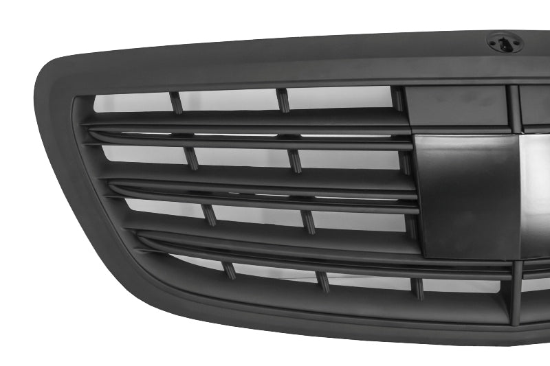 Front Grille S63 S65 Design Matte Black for Mercedes S-Class W222 (2014–08.2020)