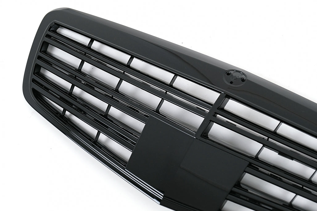 Front Grille S63 S65 Design Piano Black for Mercedes S-Class W221 Facelift (2010–2013)